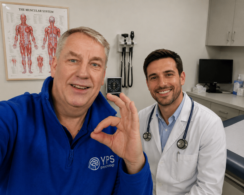 Paul Yates in a Doctors Surgery