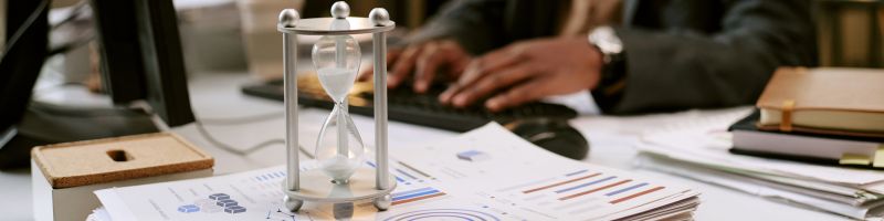 Person looking at a clock representing ADHD time blindness